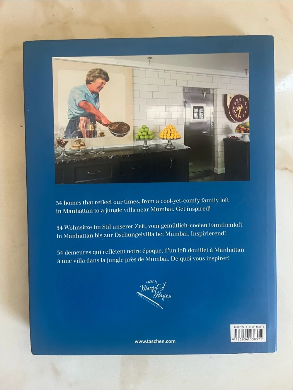 Taschen Blue Hardcover Home & Kitchen Photography Book